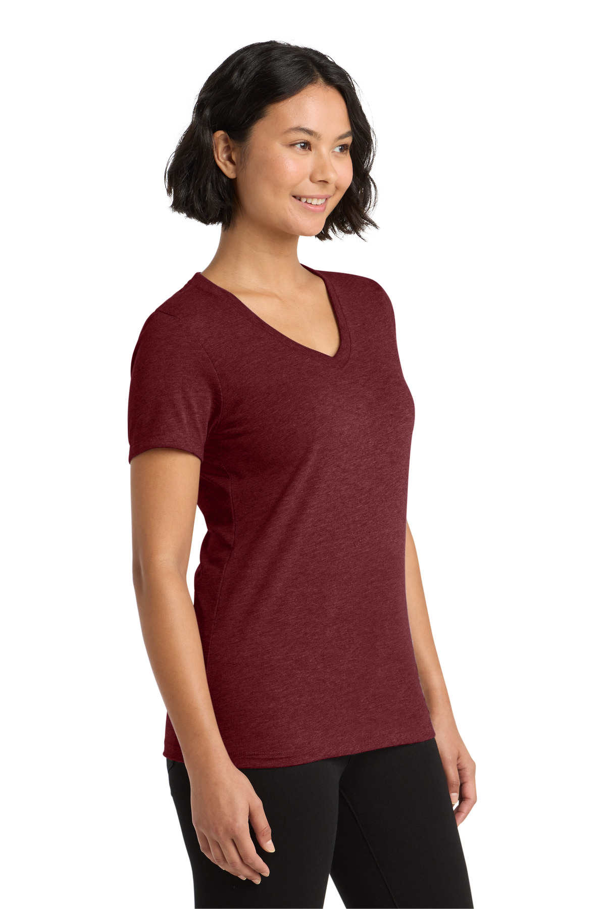 Allmade Women's Tri-Blend V-Neck Tee AL2018 9