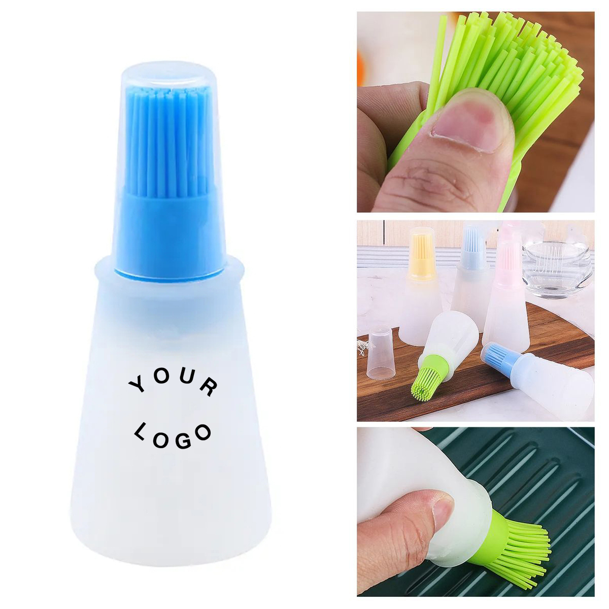 Compact Silicone Oil Brush for Basting Tasks 5