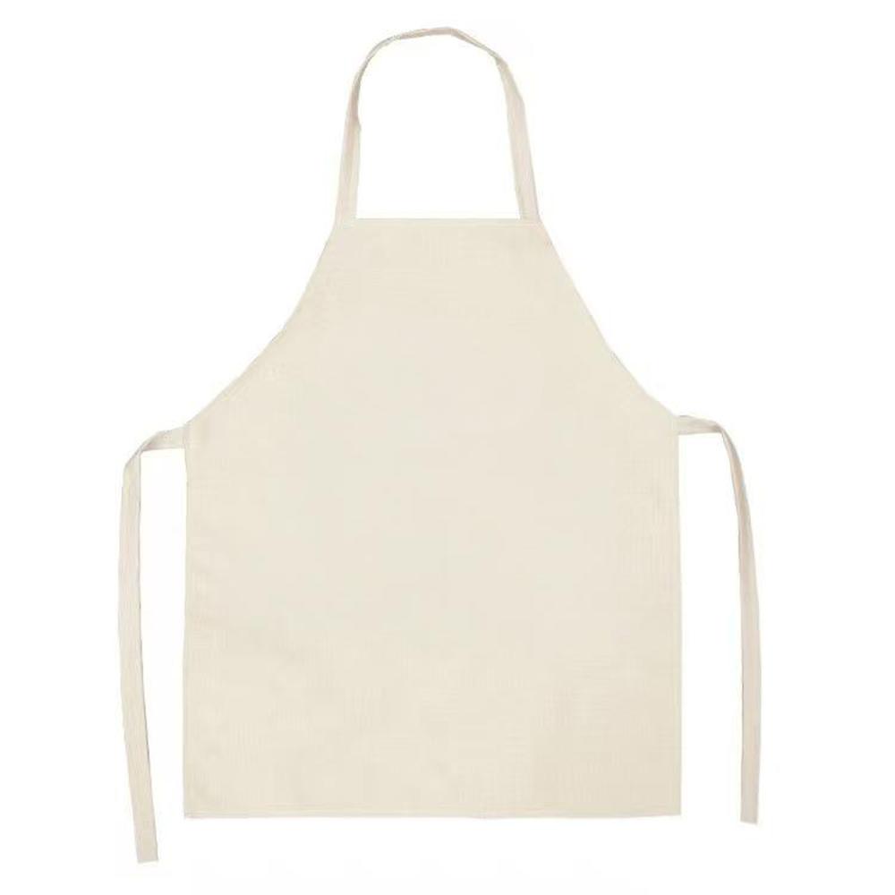White Linen Cotton Apron 2