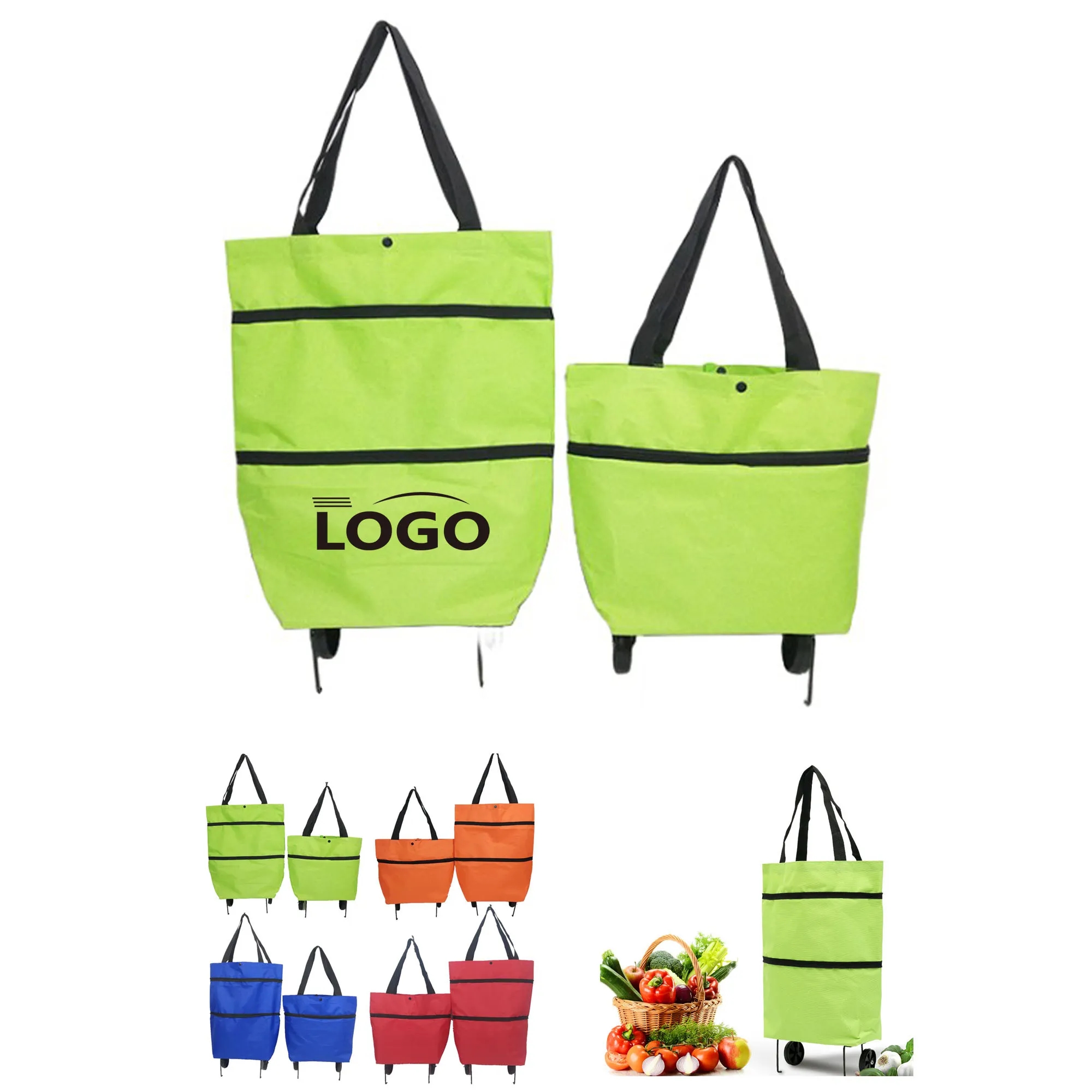 Collapsible Trolley Shopping Bag 4