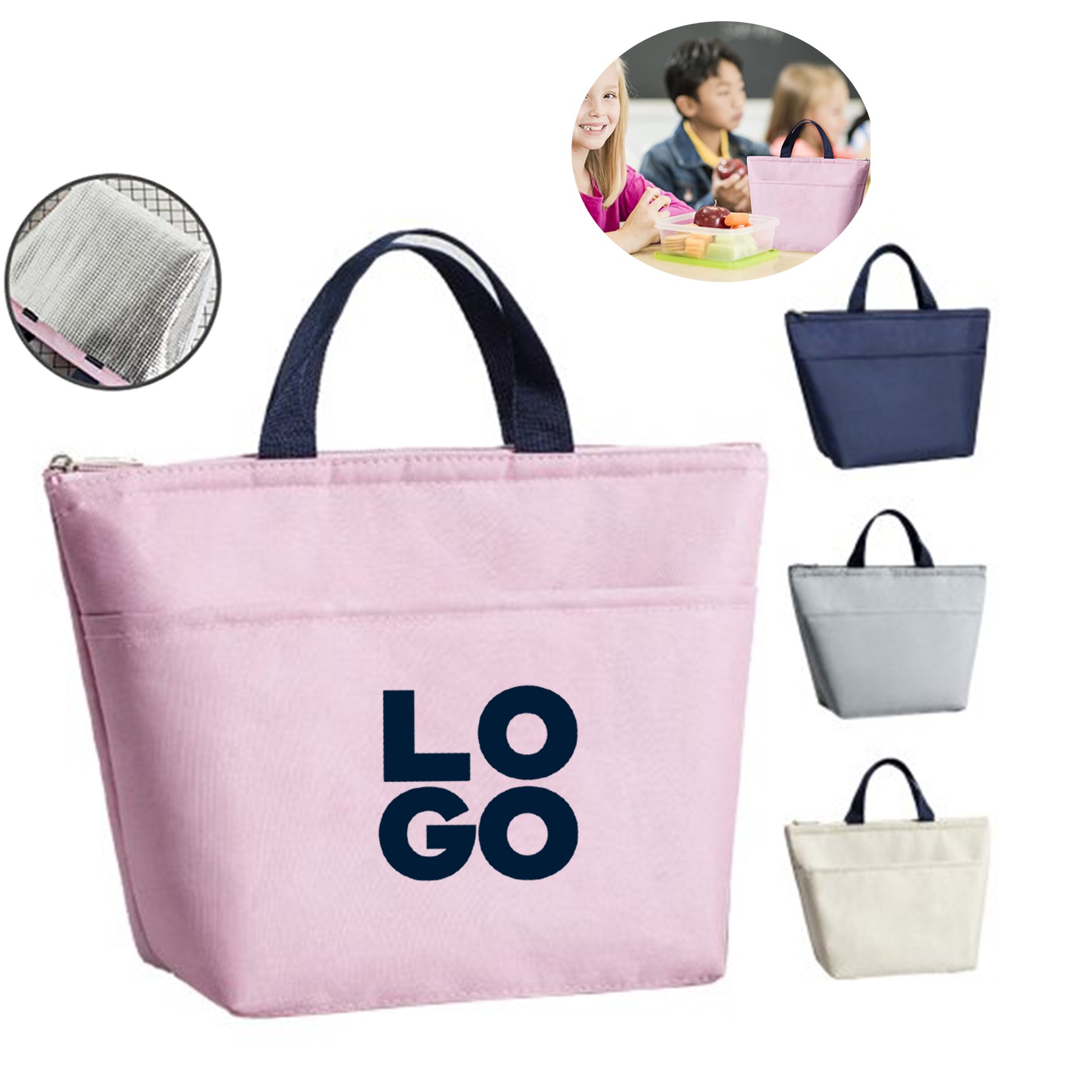 Portable Insulated Waterproof Bento Bag