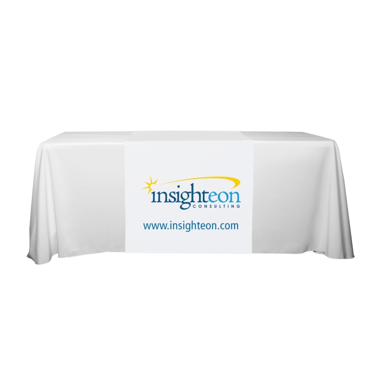 "Roger Eight" 90" L Table Runners (One Color Print) / Accommodates 3 ft Table and Larger 30