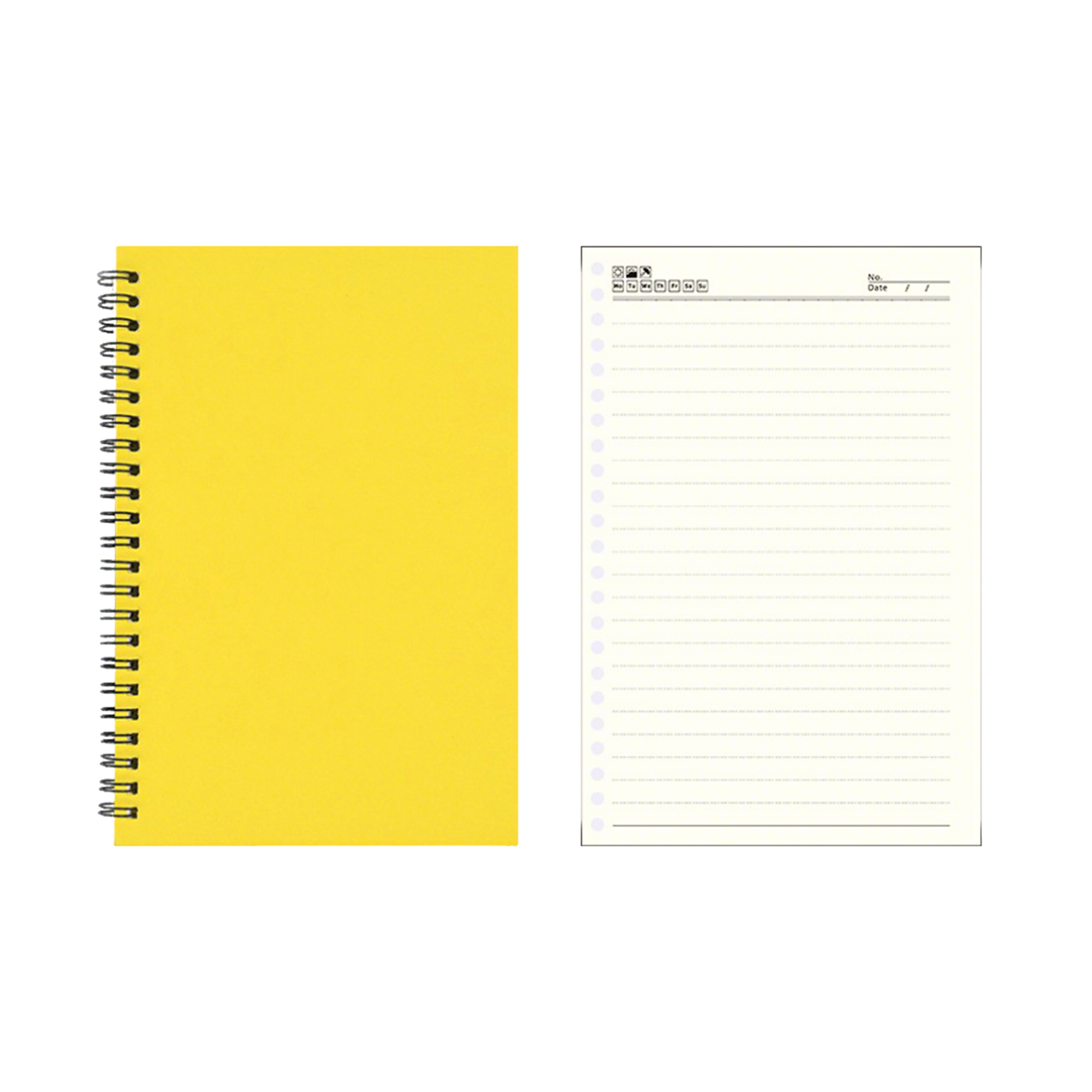 A5 Spiral Notebook With Kraft Paper Cover 2
