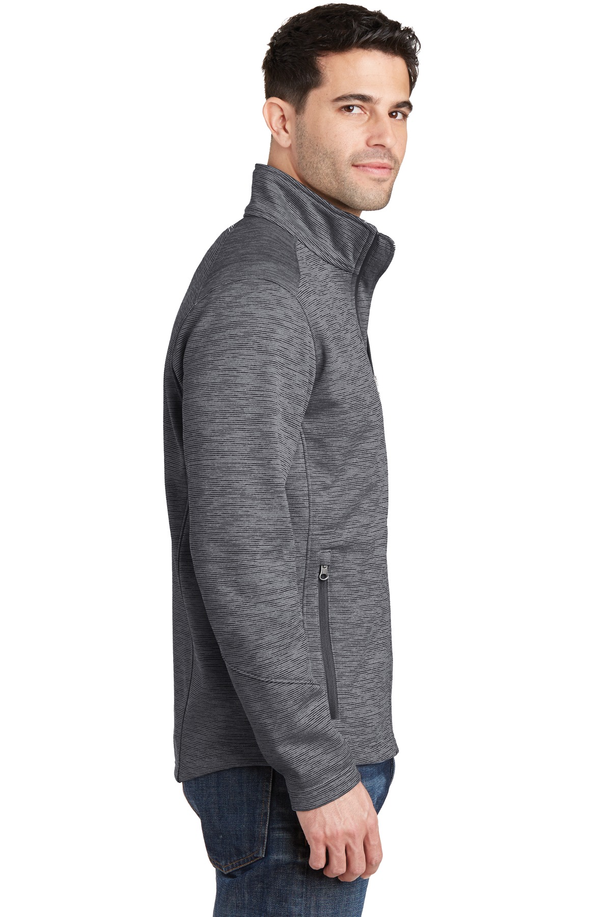 Digi Stripe Fleece Jacket