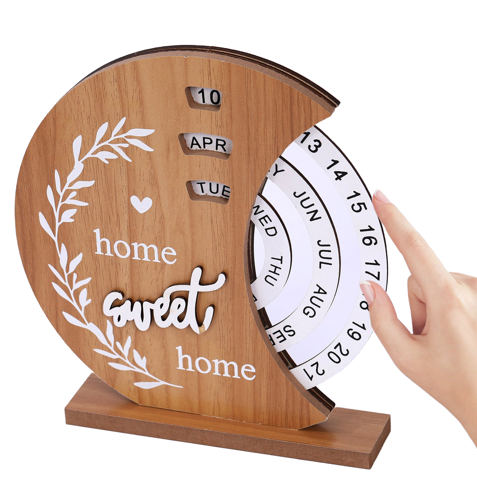 Wooden Desk Calendar 1