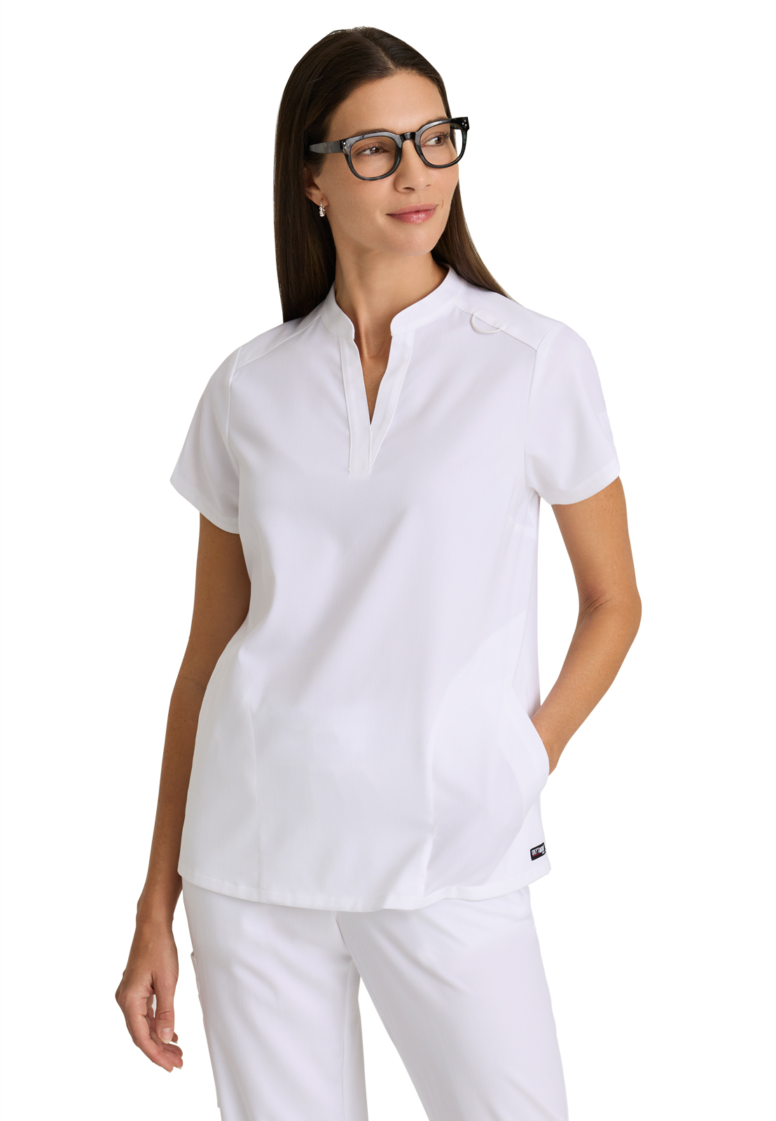 Grey's Anatomy Spandex Stretch - Women's Two-Pocket Avery Scrub Top 31