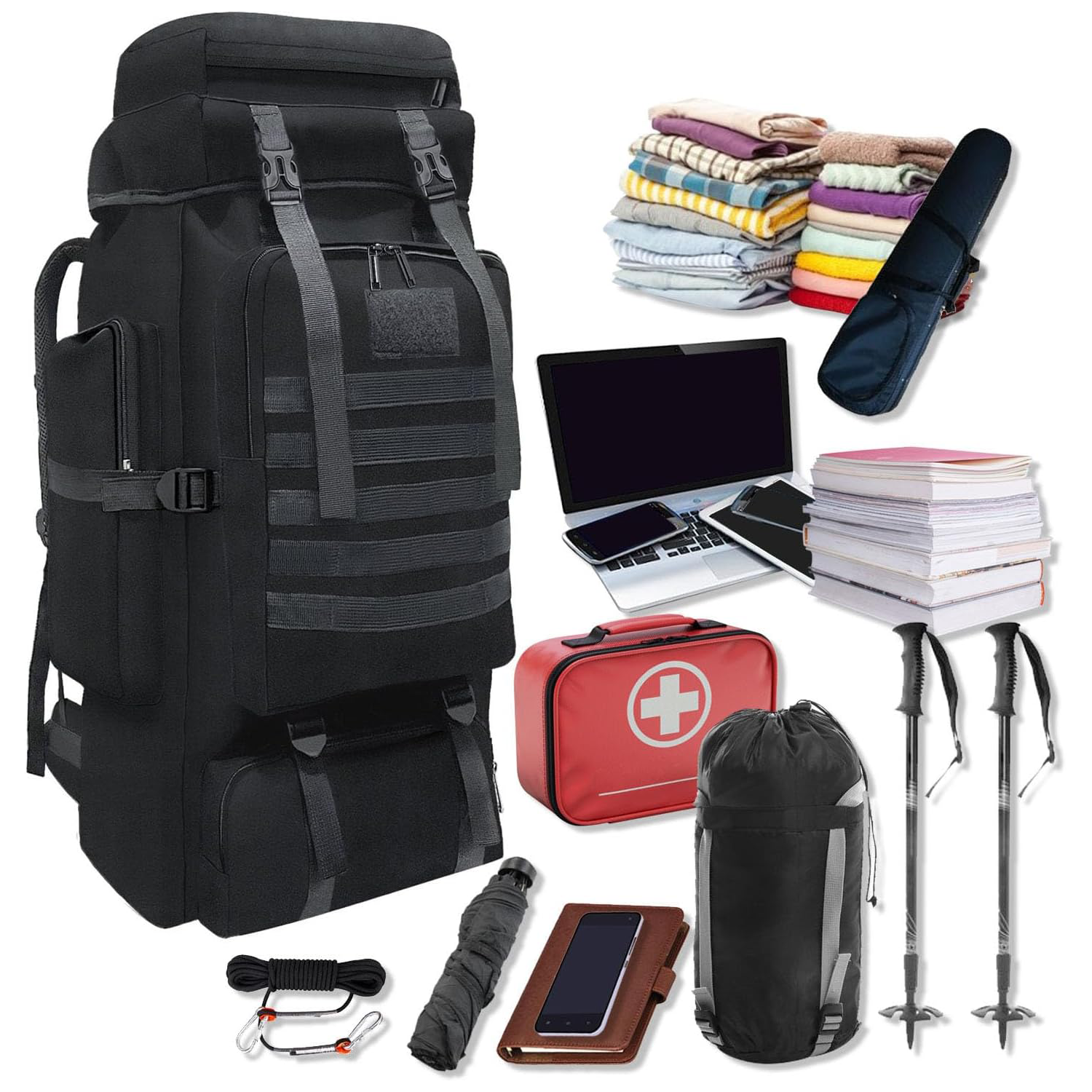 80L Large Capacity Travel Backpack 4