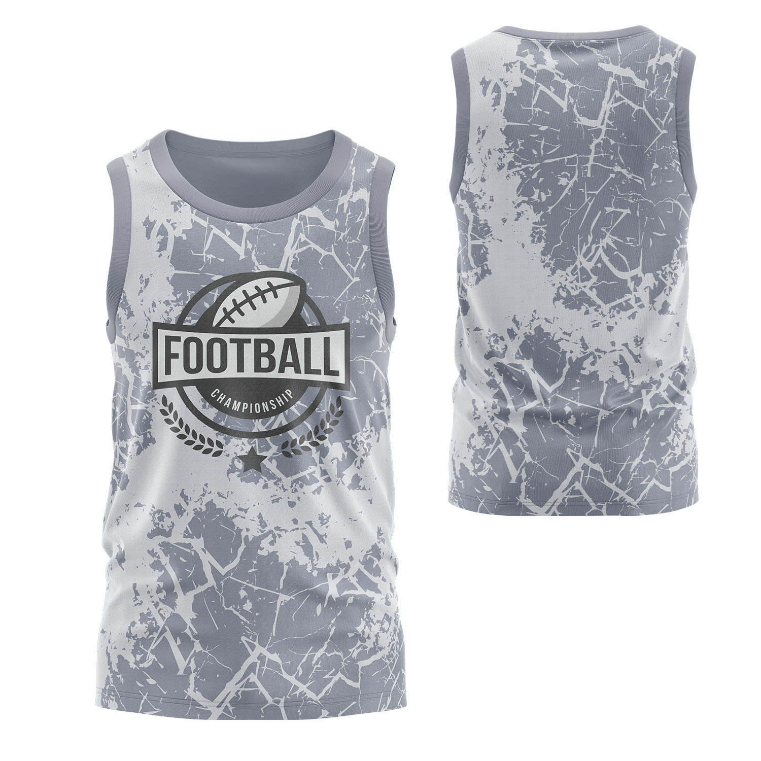 Unisex 150 GSM Jacquard Mesh Performance Sublimation Tank Tops 3