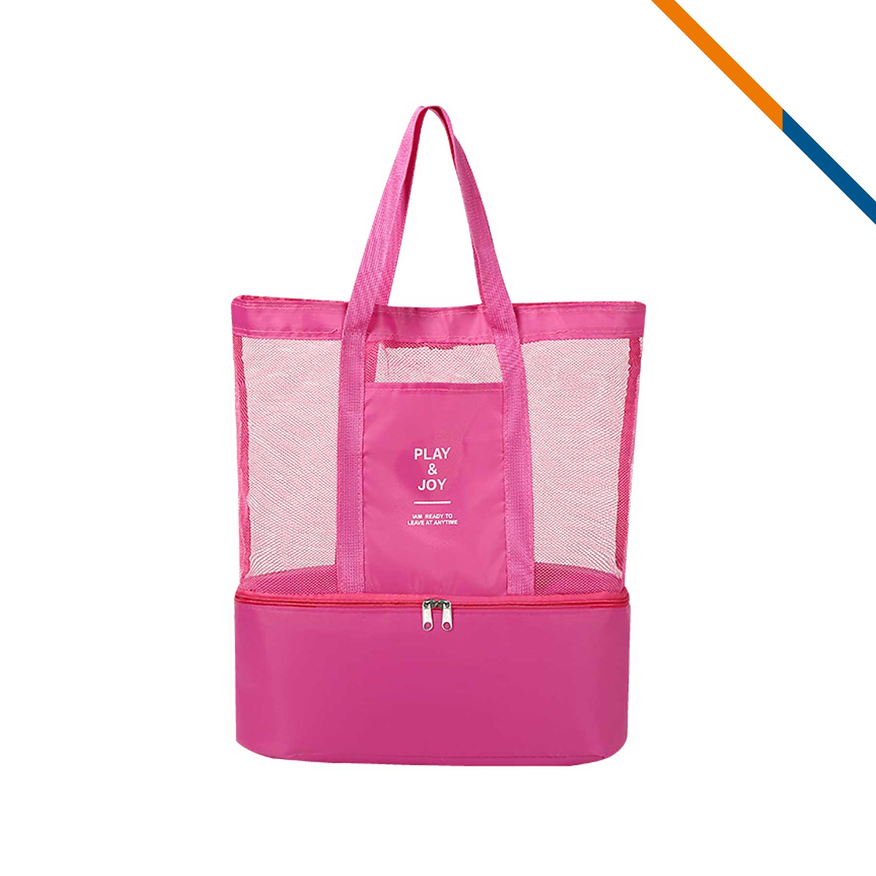 Naper 2in1 Mesh Beach Cooler Tote Bag 6