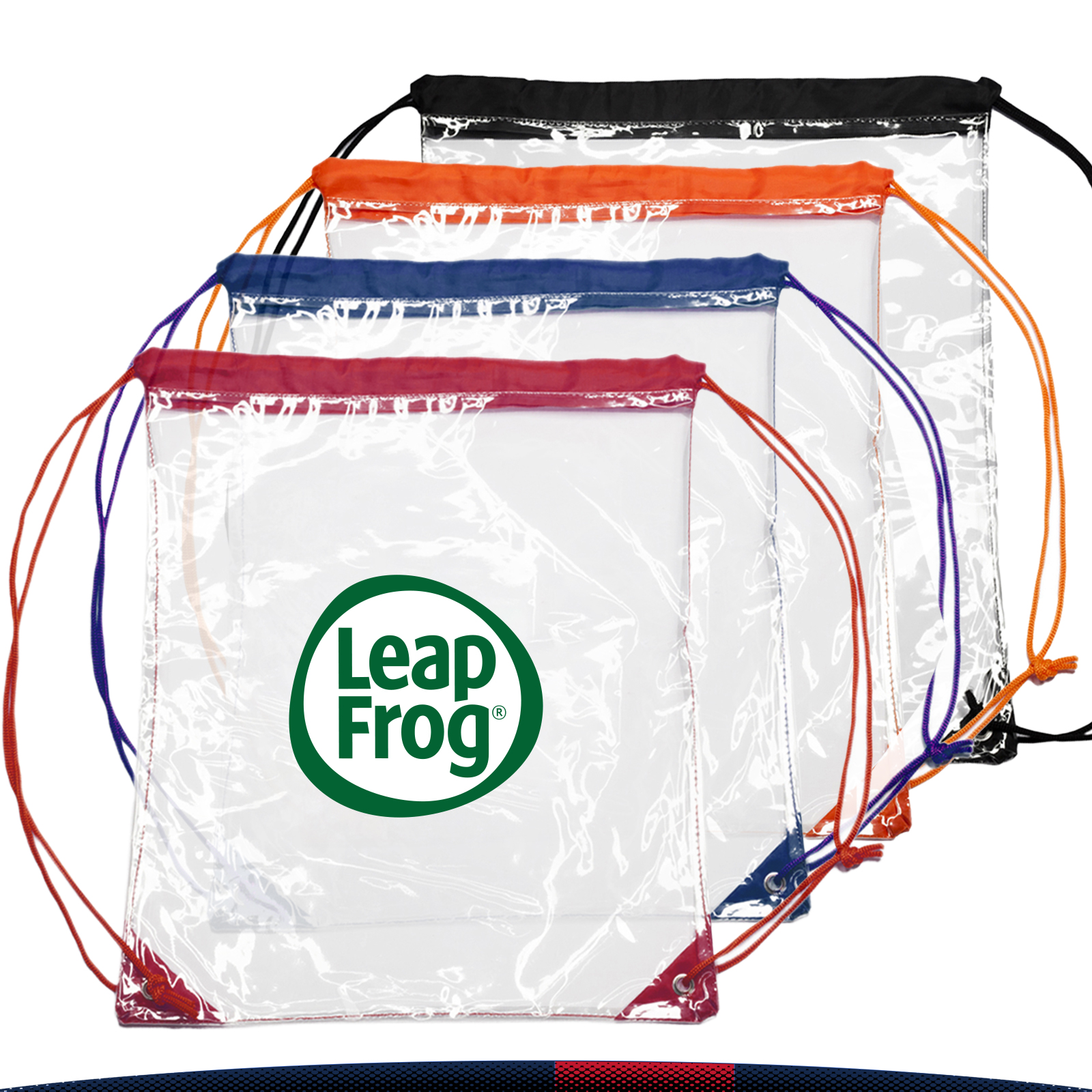 Clear Plastic Drawstring Backpacks 5