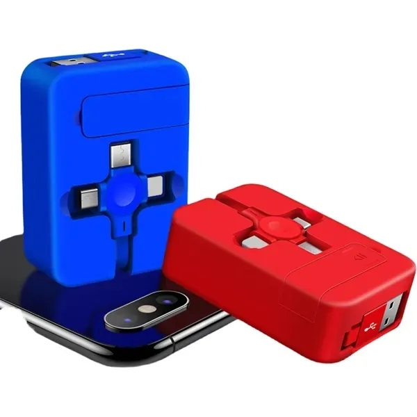 3-In-1 Retractable Charging Cable Multifunction Charger 2
