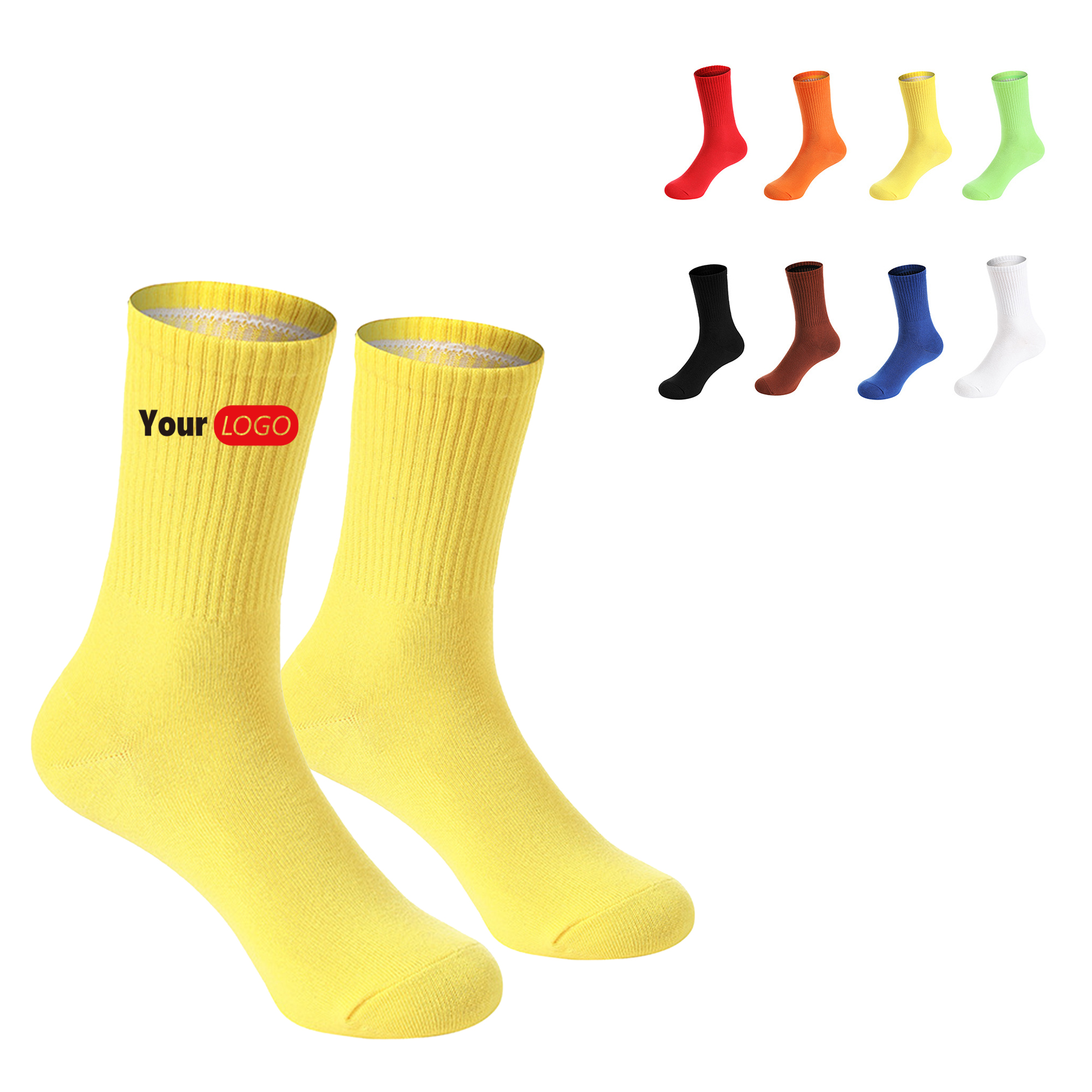 100MOQ Customized Cotton Socks 1