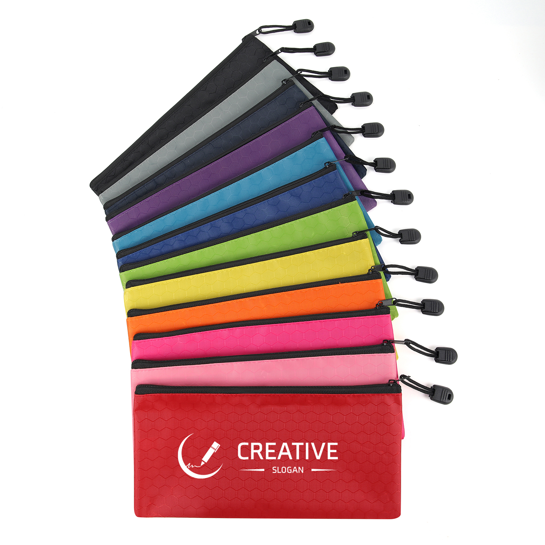 Water-Resistant Zipper Pencil Pouch 19