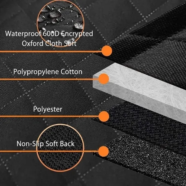 Pet Car Seat Protector with Scratch-Resistant Nonslip Cover 5