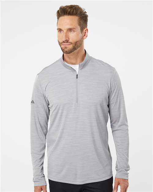 Men's Lightweight Mélange Quarter-Zip Pullover - A475 15