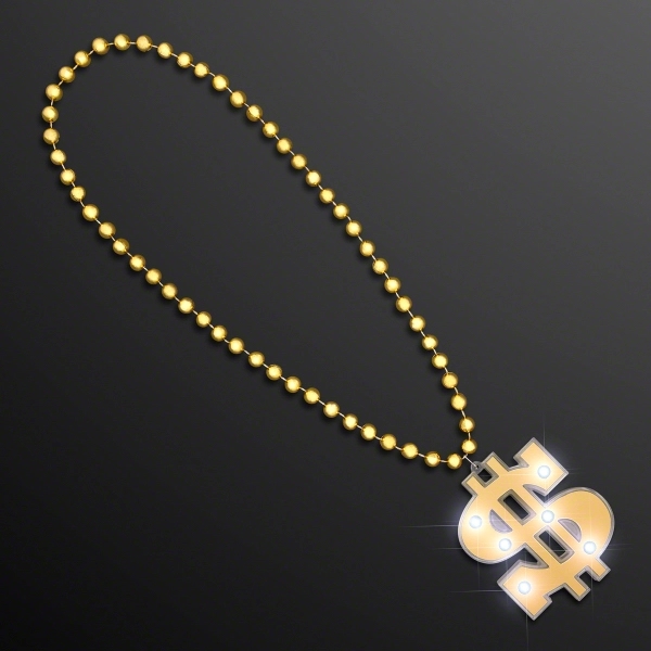Light Up Dollar Sign Bling on Beads 5