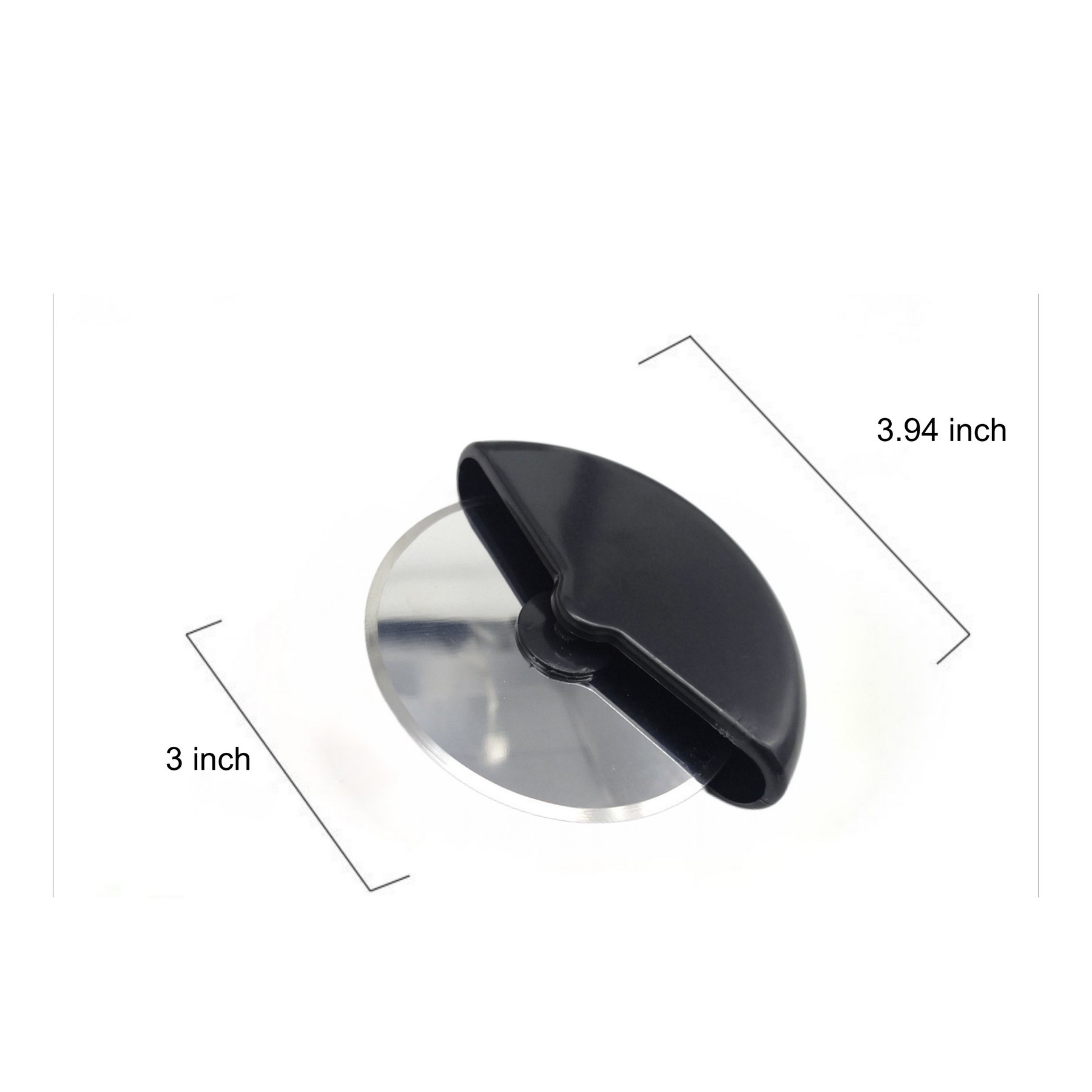 Round Stainless Steel Pizza Cutter 6