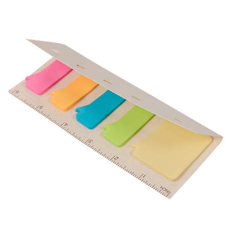 Recycled Milk Carton Sticky Notes & Ruler Pad 33