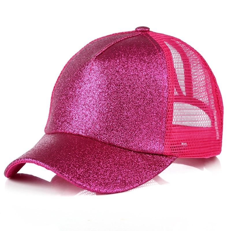 Glitter Ponytail Mesh Cap 19