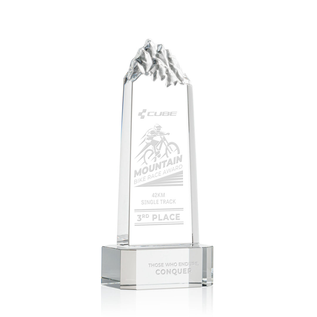 Himalayas Tower Award on Base - Clear 7