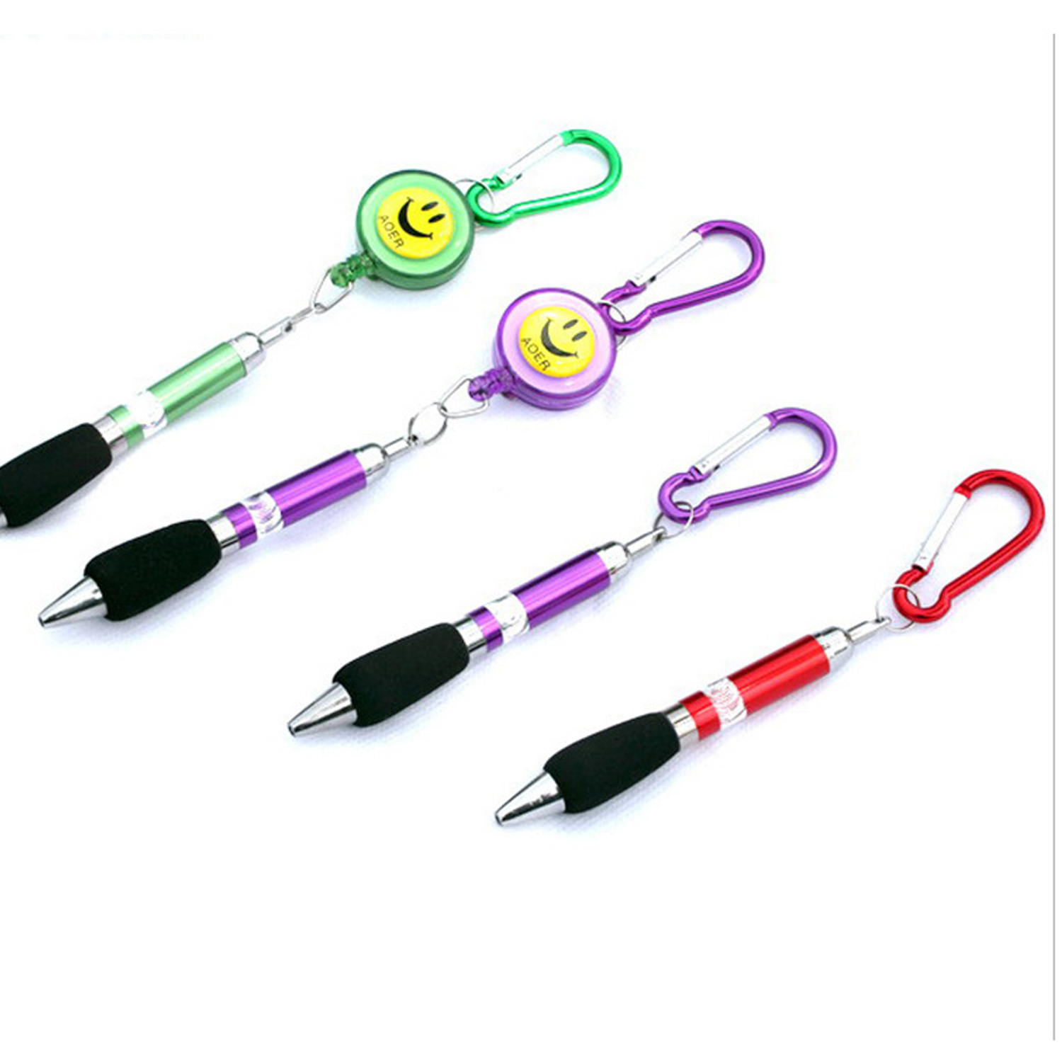 Easy To Pull On Metal Aluminum Rod Ballpoint Pen 6