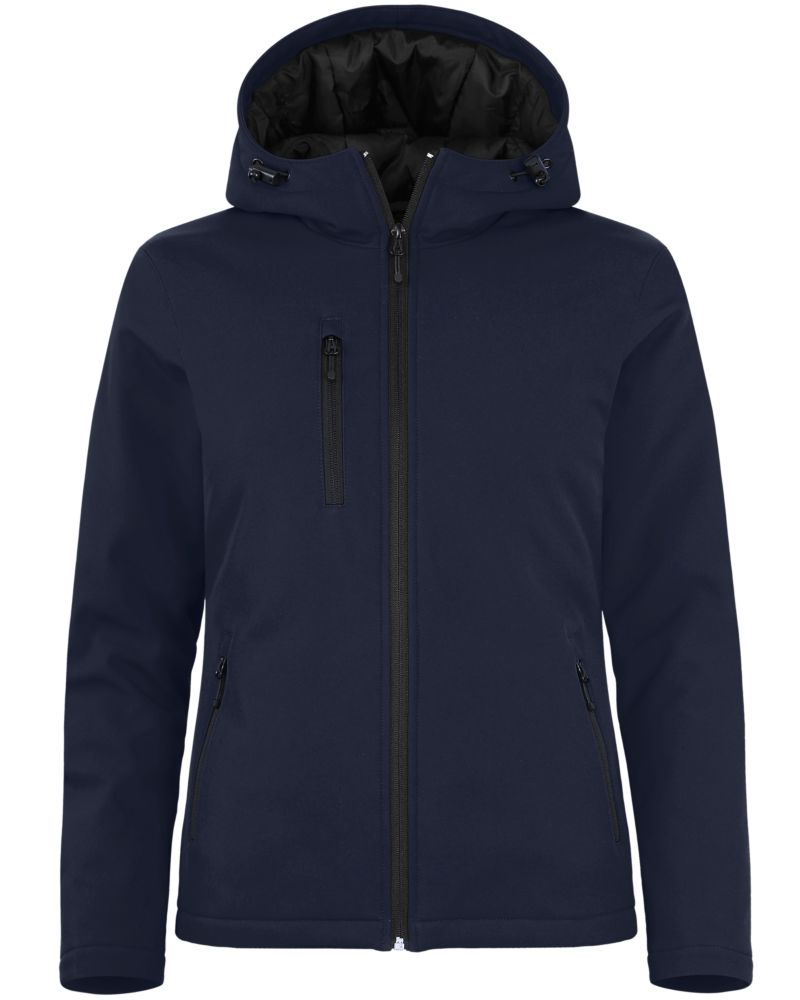 Clique Equinox Insulated Softshell Womens Full Zip Hooded Jacket 28