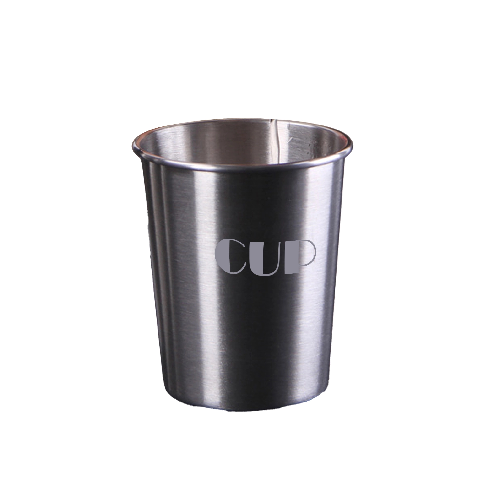 8 Oz Single Wall Stainless Steel Pint Cup 1