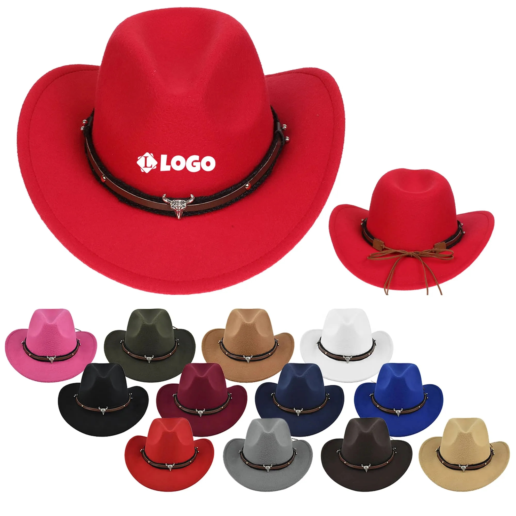 Custom Polyester Cowboy Hat 5