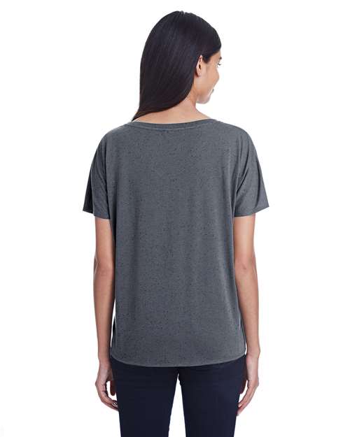 Women's Tri-Blend Fleck V-Neck T-Shirt - 203FV 6