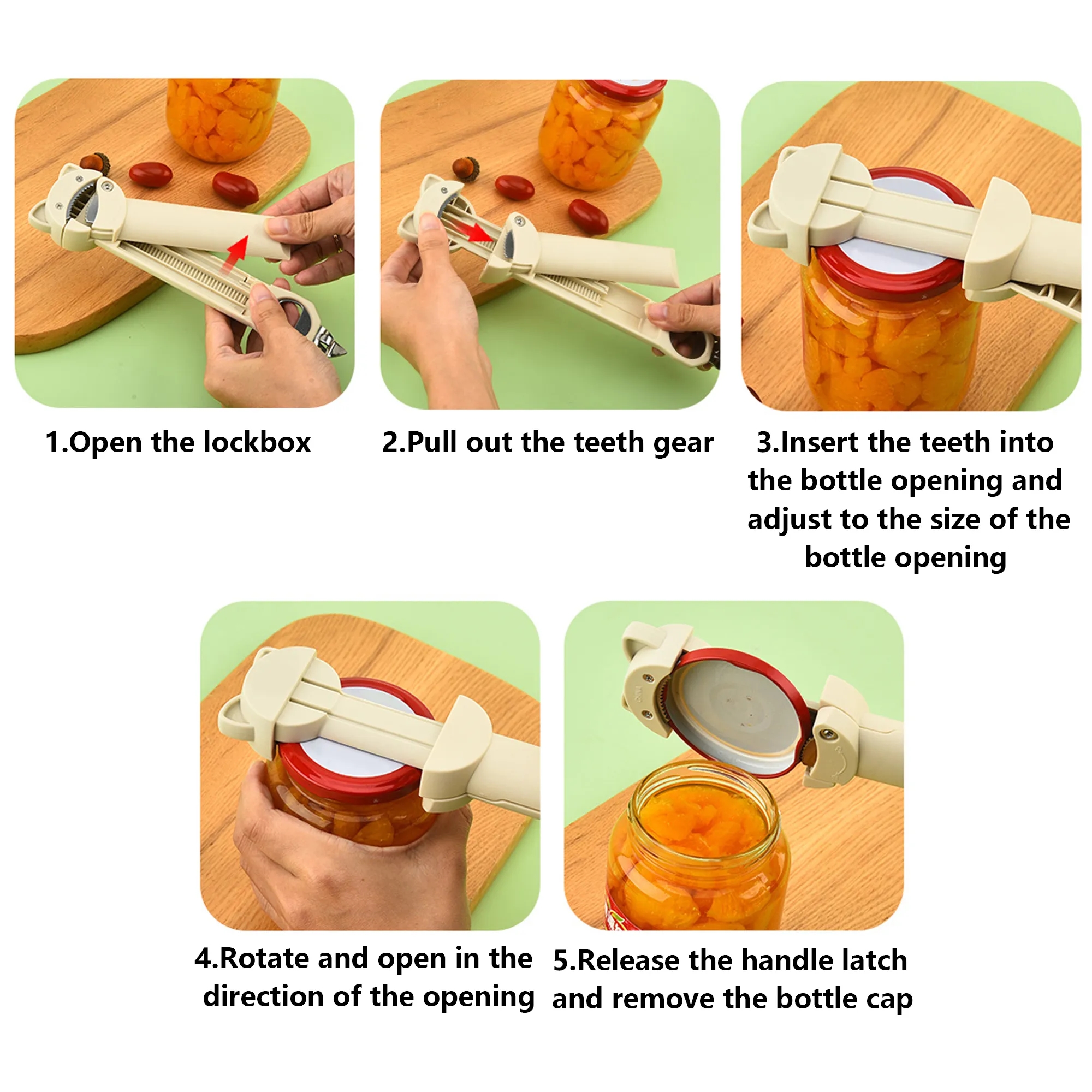 Multi-Functional Telescopic Bottle Opener 3
