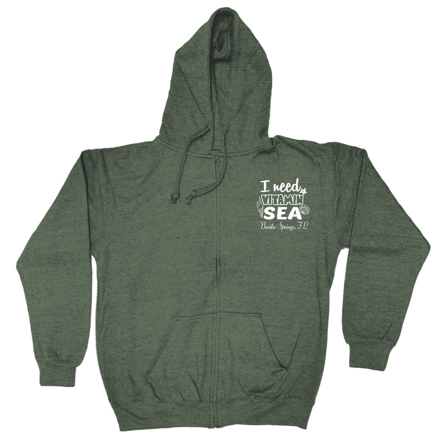 ADULT FULL ZIP VANTAGE HEATHER HOODIE - SCREEN 17