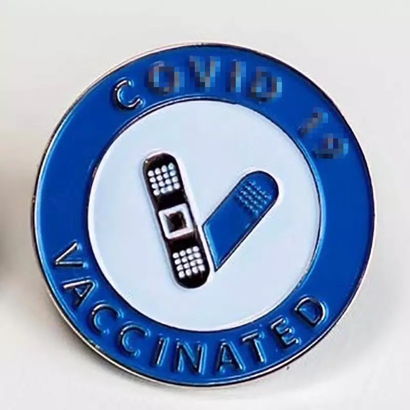 I GOT THE SHOT Vaccinated Lapel Pin 3
