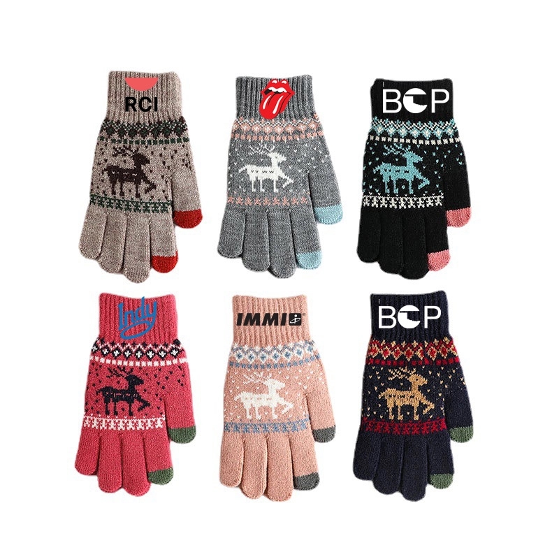 Knitted Touch Screen Gloves 1