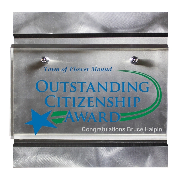Acclaim Plaque - 4 Color Process - (9" x 9") 5
