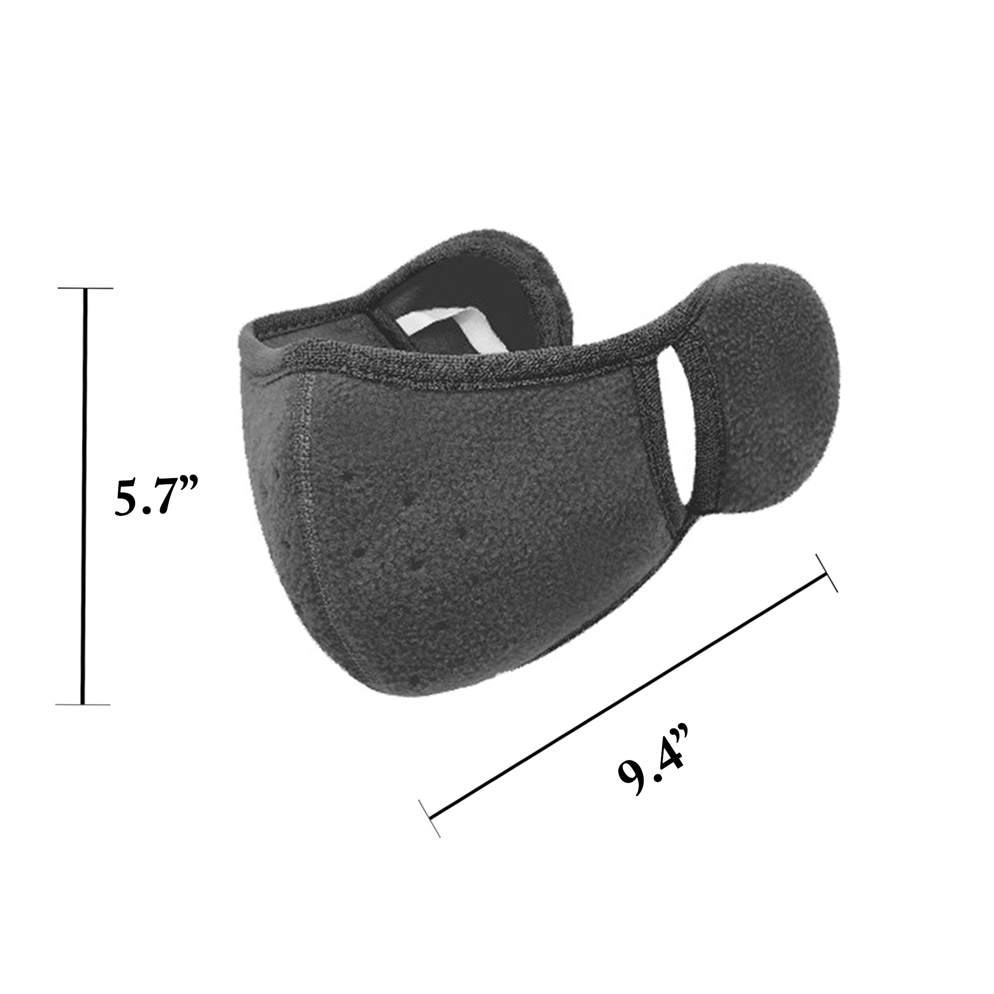 Winter Fleece Ear Face Warmer Breathable 1