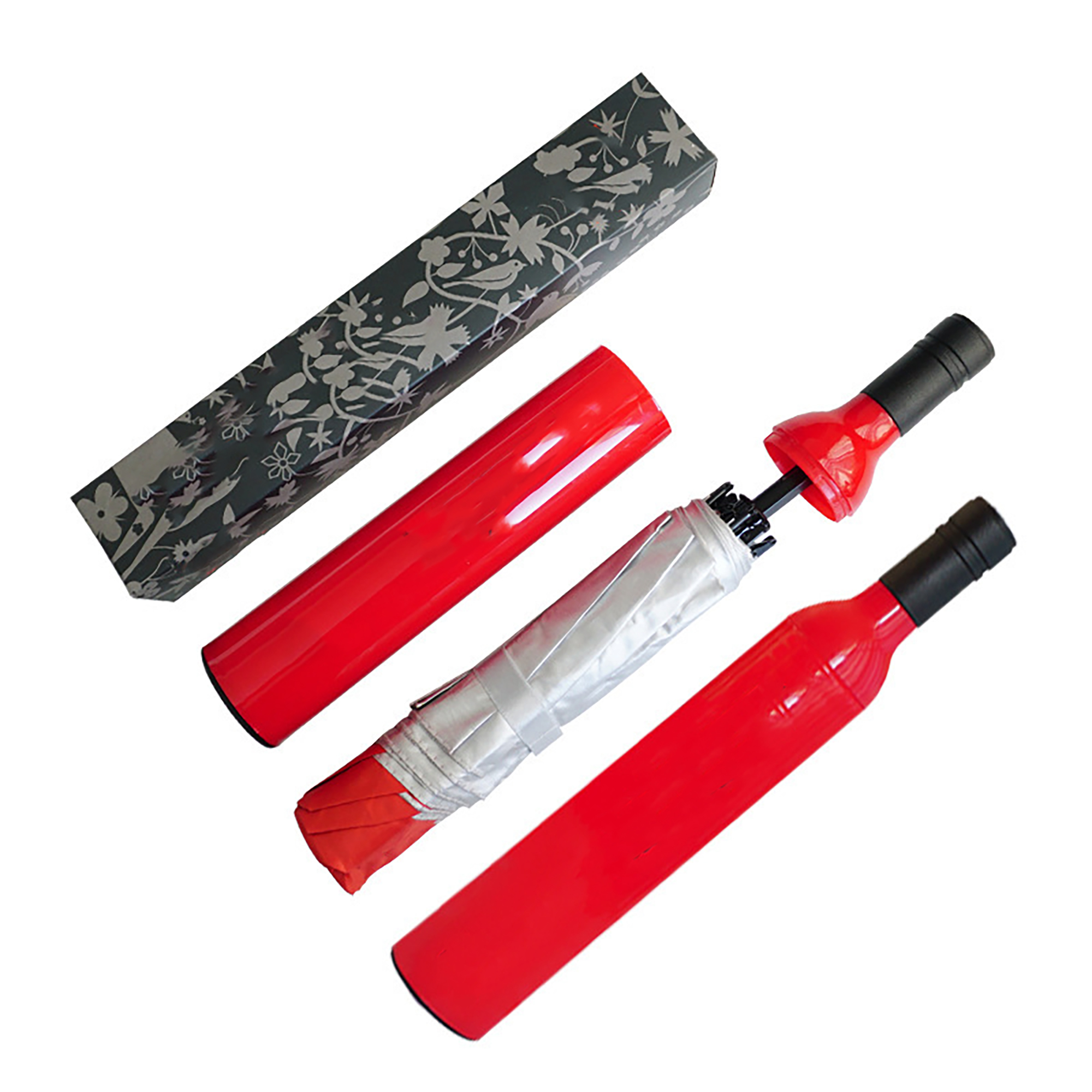 Bottle-Style Compact Umbrella with Auto Open & Close 5