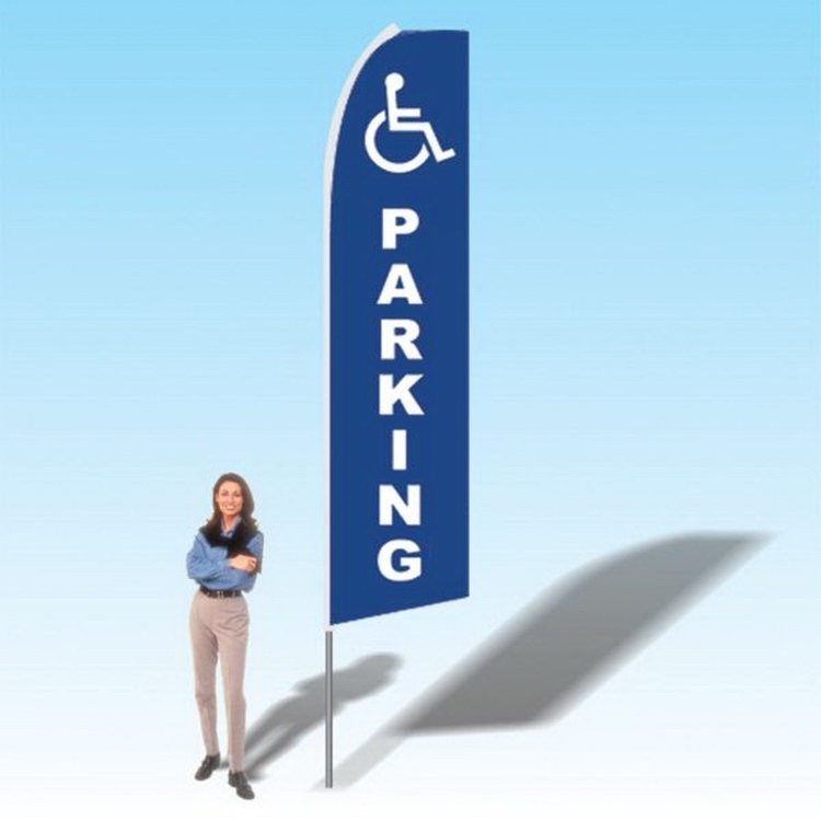 15FT Handicapped Parking Advertising Banner Flag 2