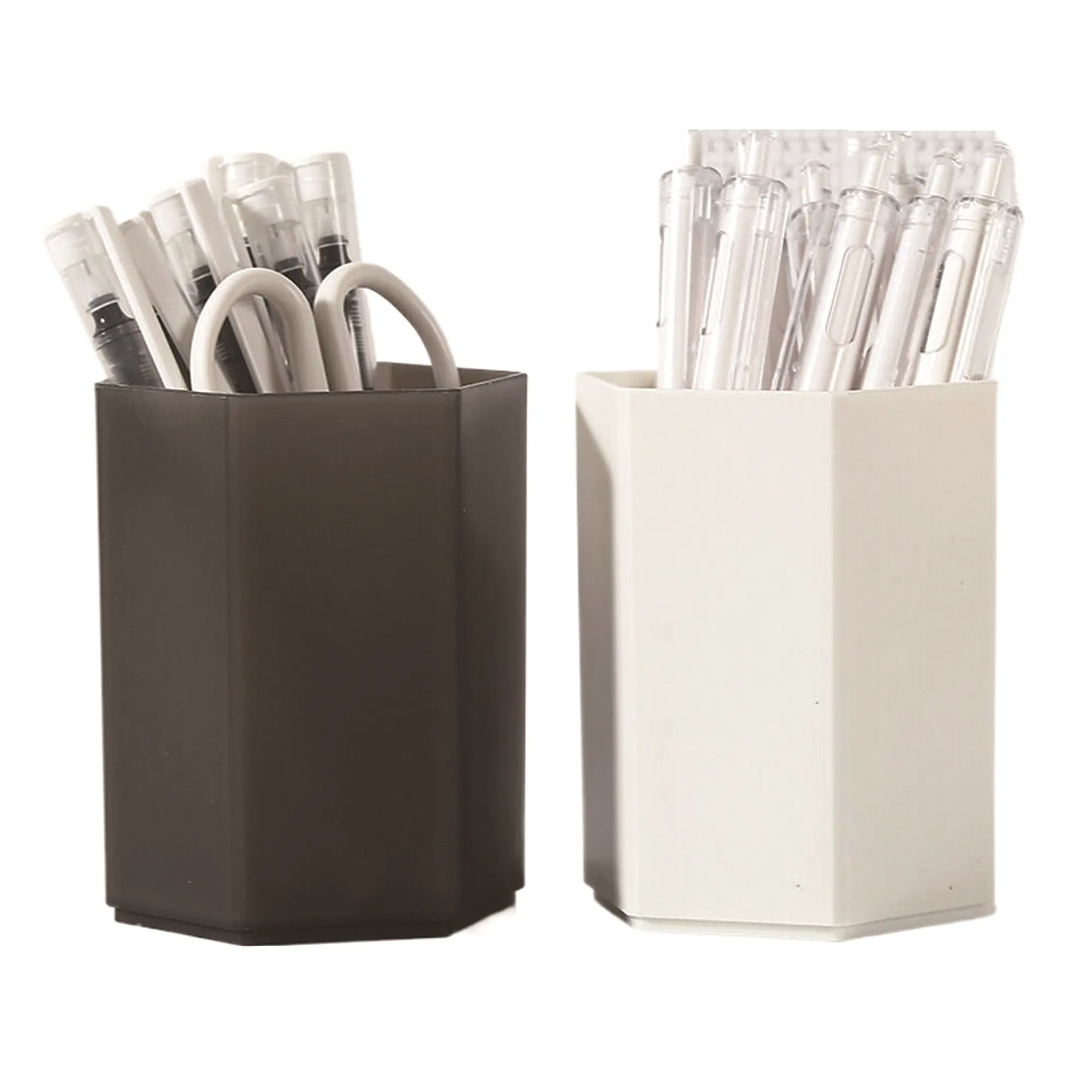 Plastic Pen Holder For Office Stationery Storage Organizer 2