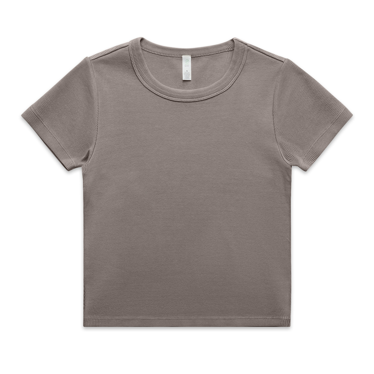 Wo's Faded Organic Rib Tee | 4036 9
