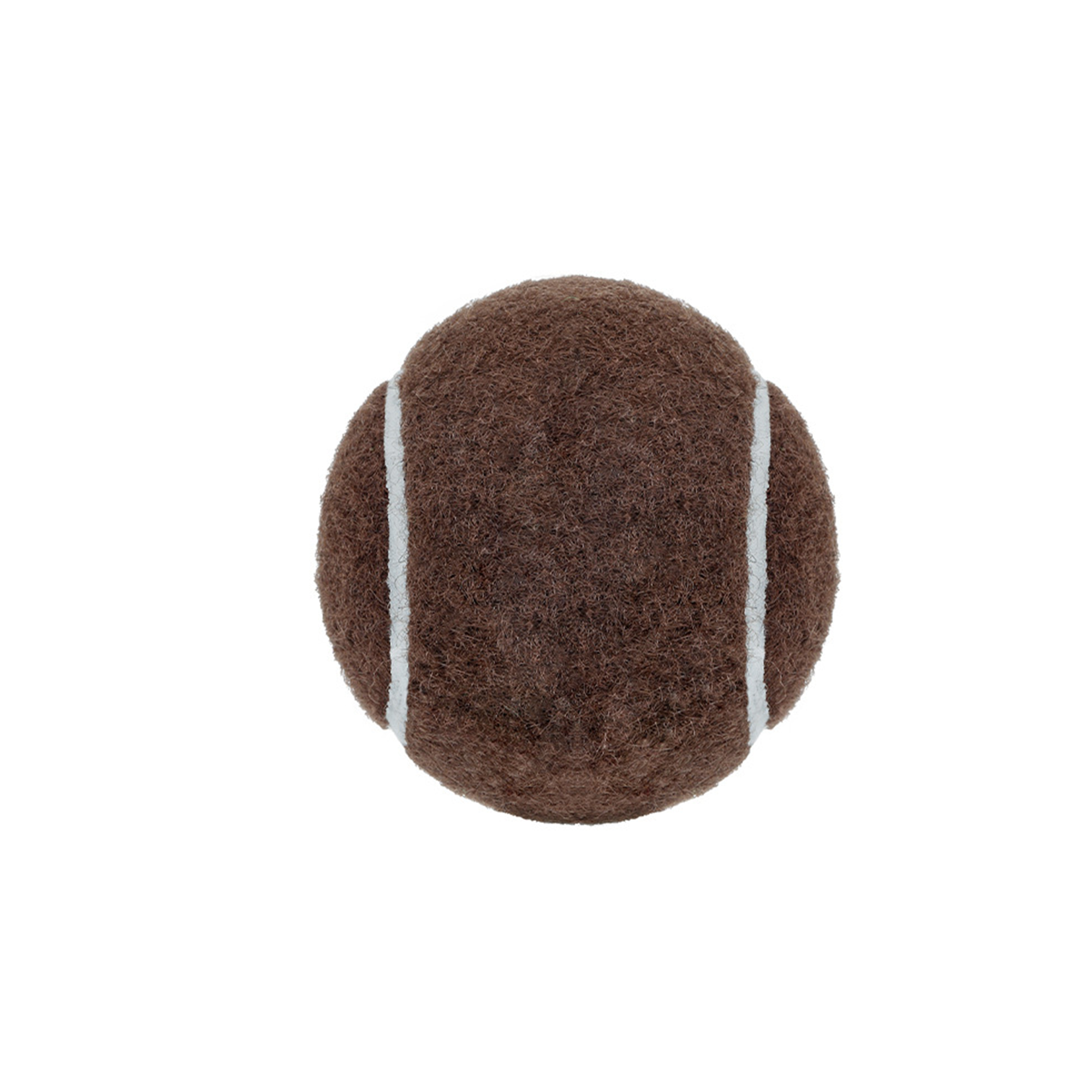 Training Fetch Rubber Felt Ball 2.5" 15