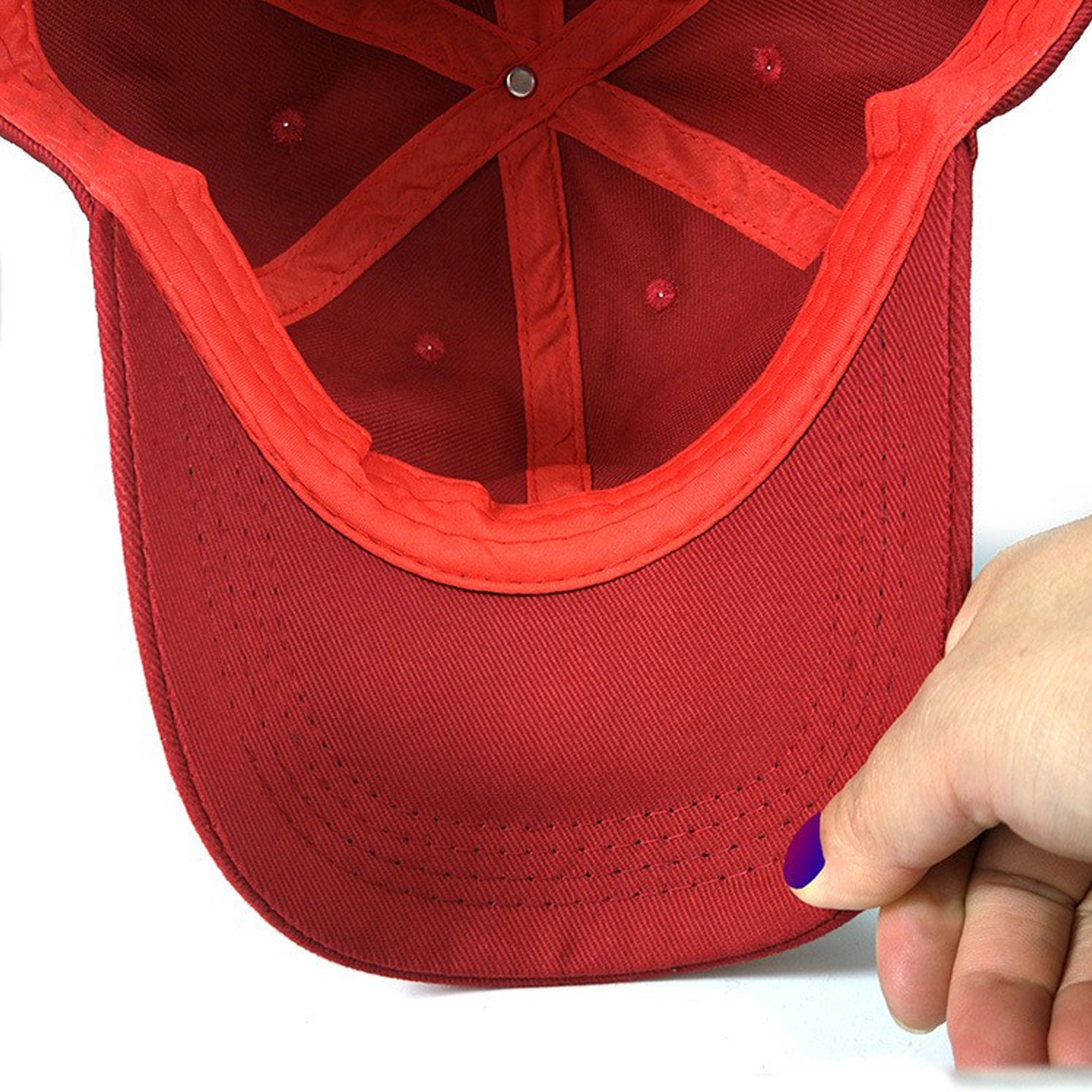 6 Panel Softtop Baseball Runner Cap w/ Metal Buckle 5