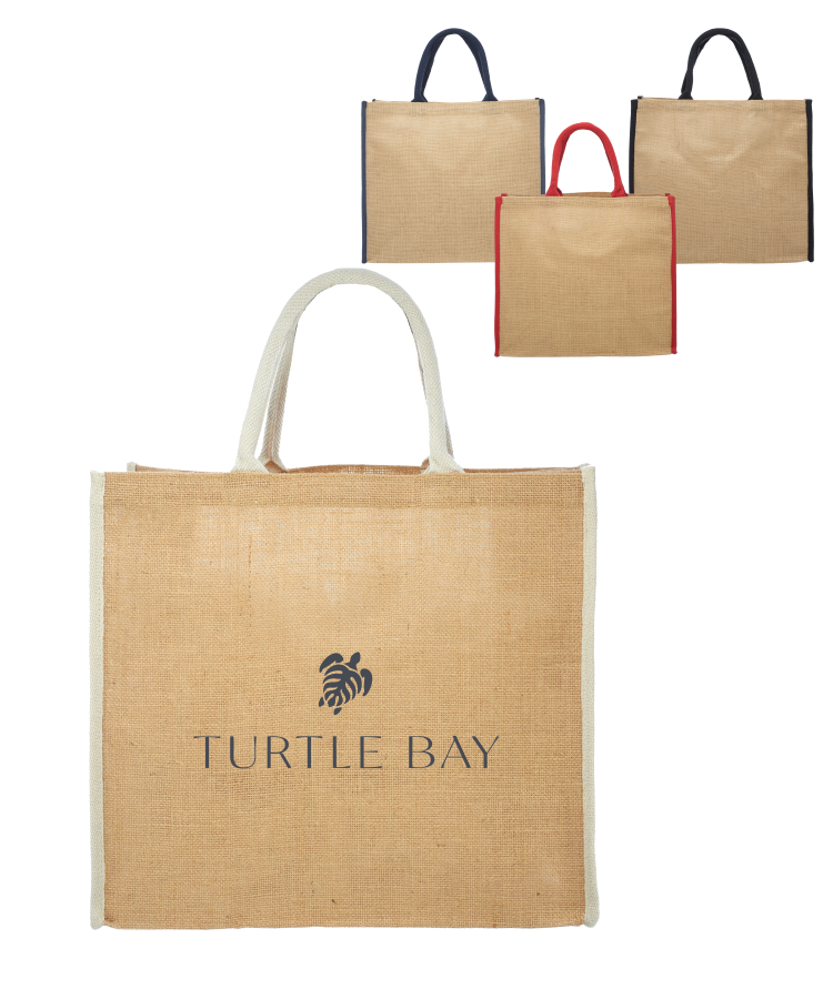 Union Printed - Fresno Eco Friendly Jute Tote Bags 2