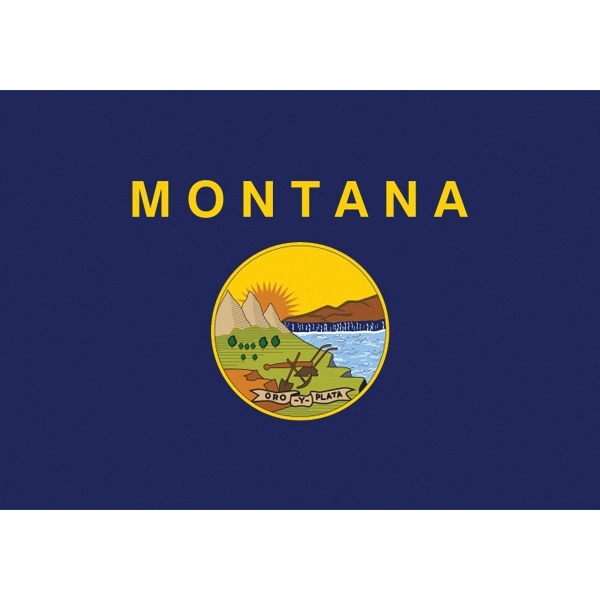 Montana Official Car Flag 2