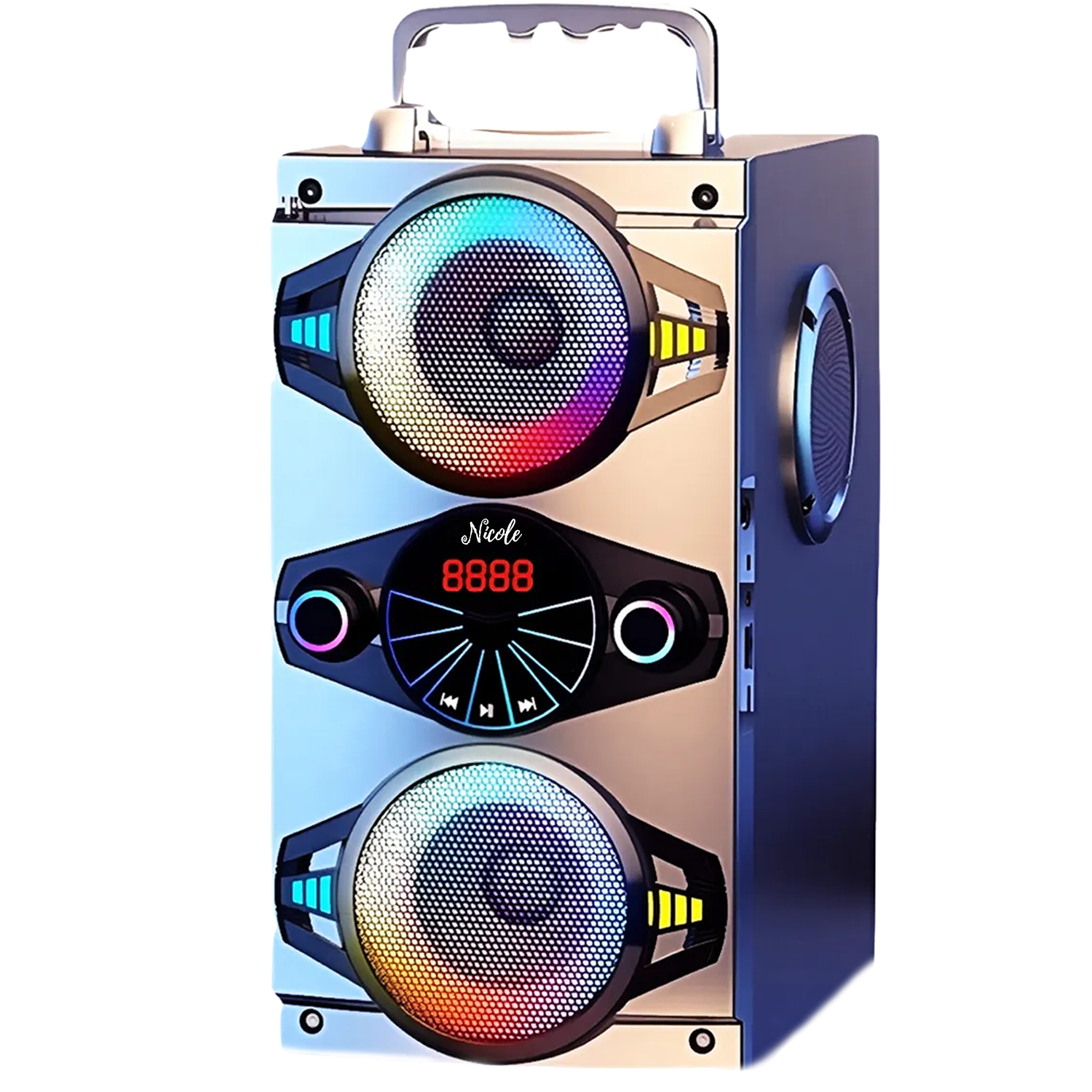 High Power Portable Multi Function ABS Party Speaker 2
