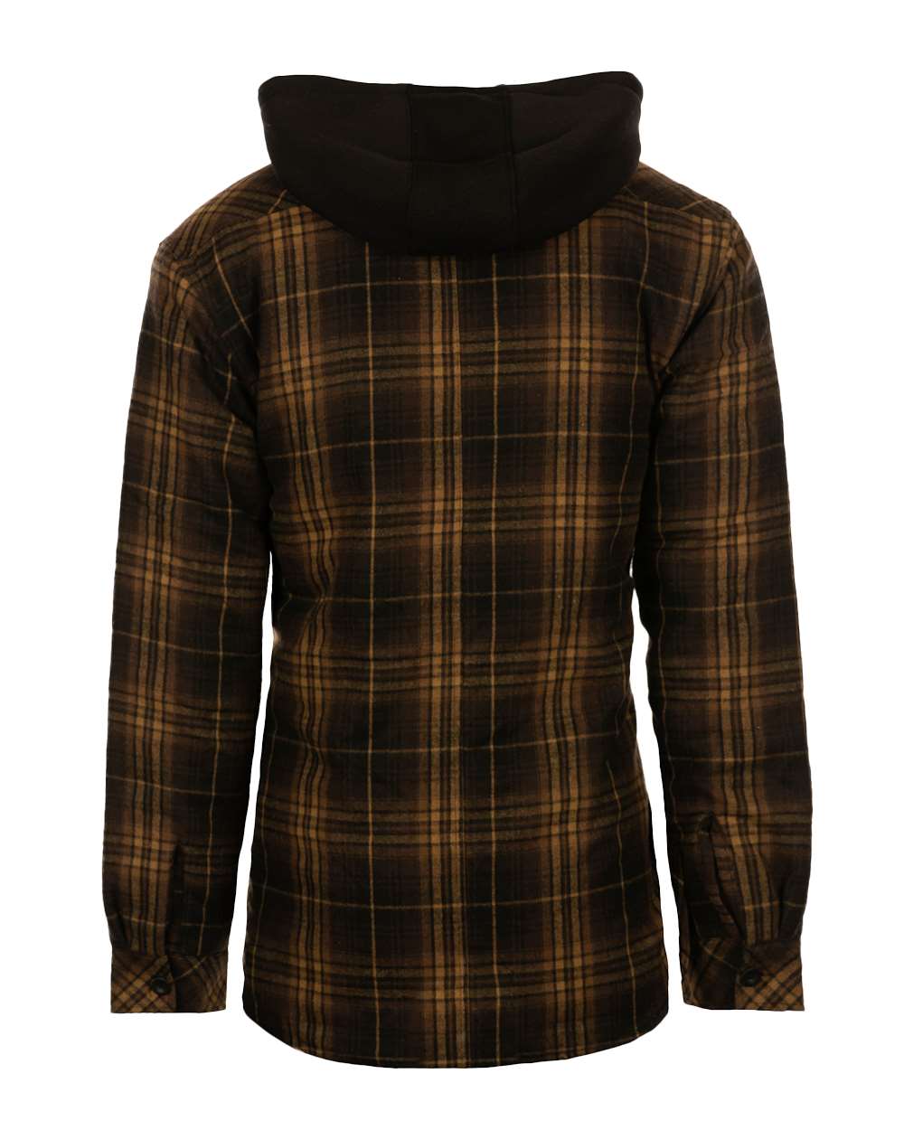 Men's Quilted Flannel Hooded Jacket - 8620 3