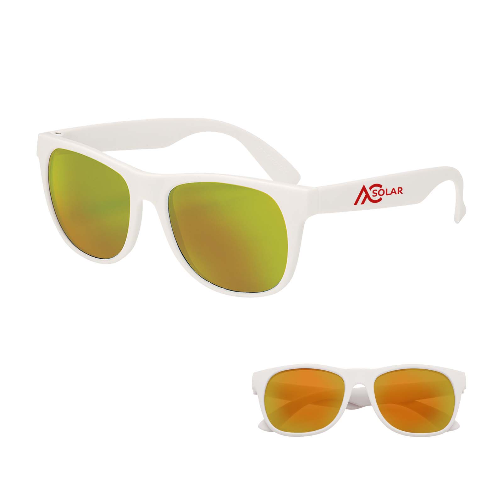 Rubberized Mirrored Sunglasses 9
