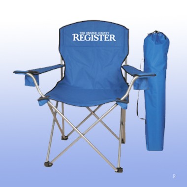 MEGA FOLDING CHAIR W/ ARMRESTS & 2 CUP HOLDERS 2