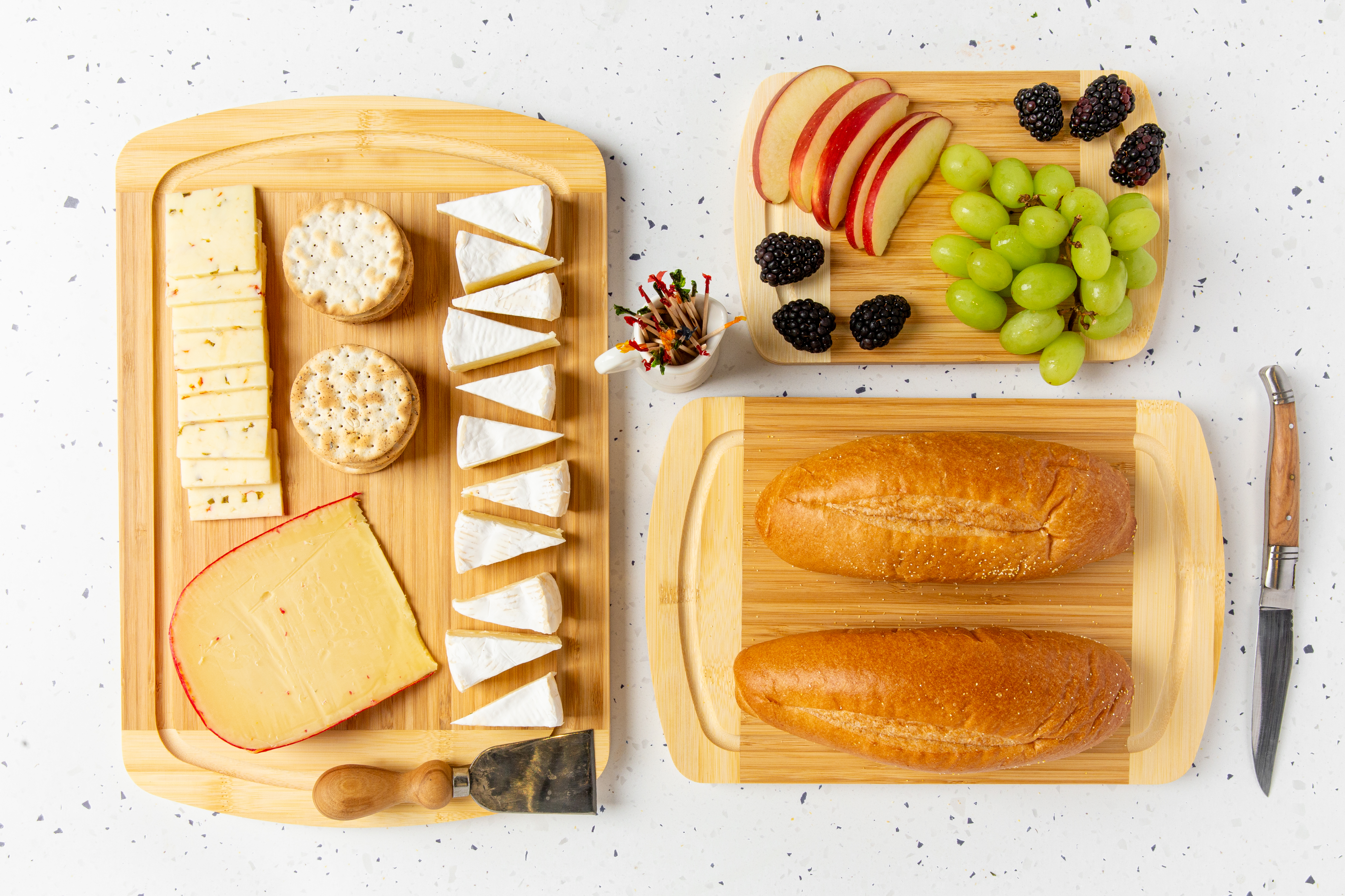 12" x 8" Medium Fiji Bamboo Cutting Board 5