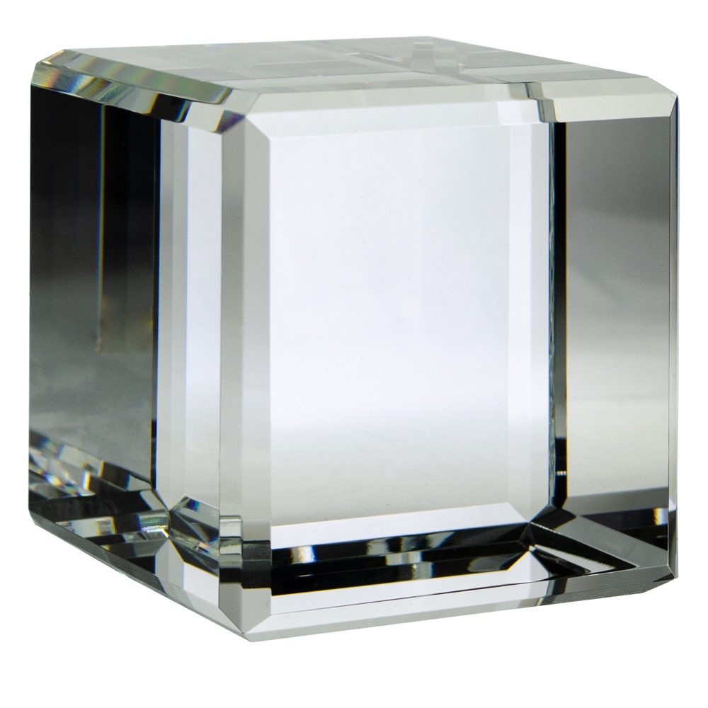 1 1/2" Optical Crystal Cube