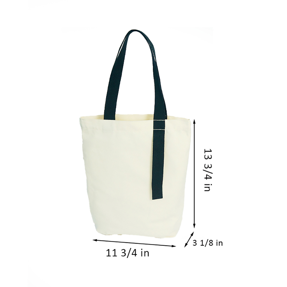 Handheld Canvas Tote Bag, custom tote bag with logo imprint 3